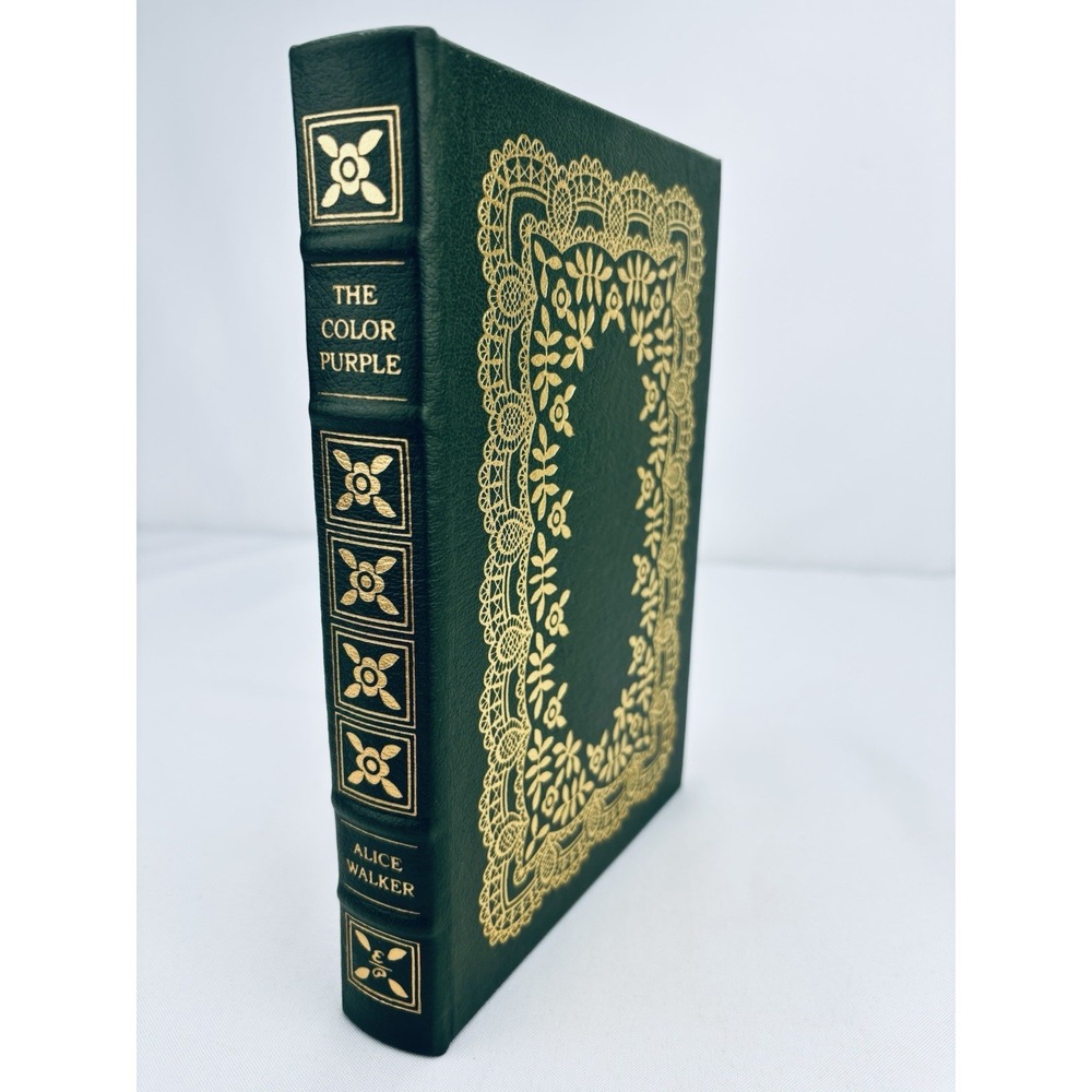 Easton Press THE COLOR PURPLE Book Alice Walker Leather Collector's Notes 2000